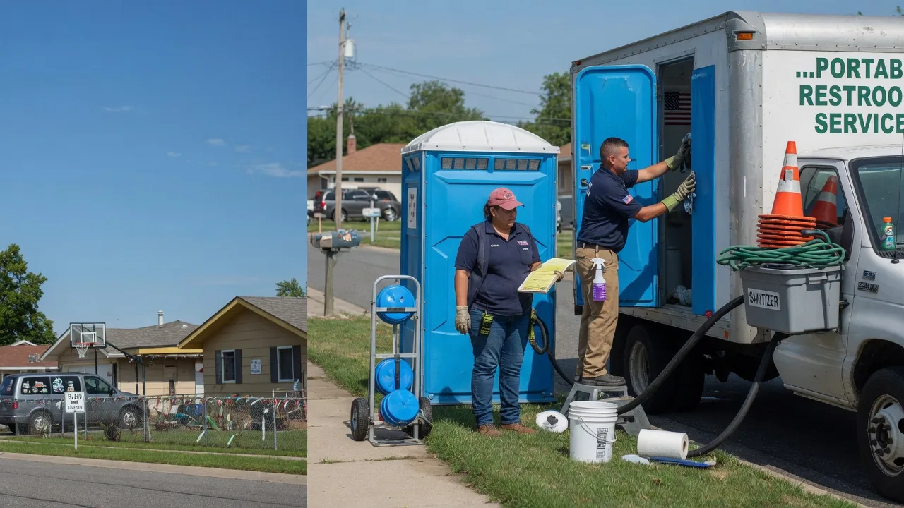 Portable Toilet Rental in Stockton, IL near me